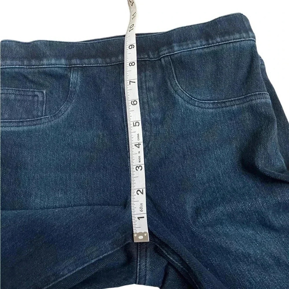 SPANX Jean-ish Dark Wash Ankel Leggings Jeggings Tummy Control Women’s size XS - Picture 10 of 10